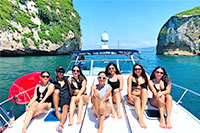 Private Boat Rental in Puerto Vallarta - Sunning Area